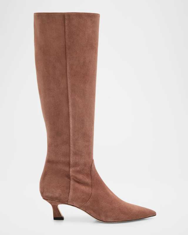 Vinnie Suede Knee-High Boots